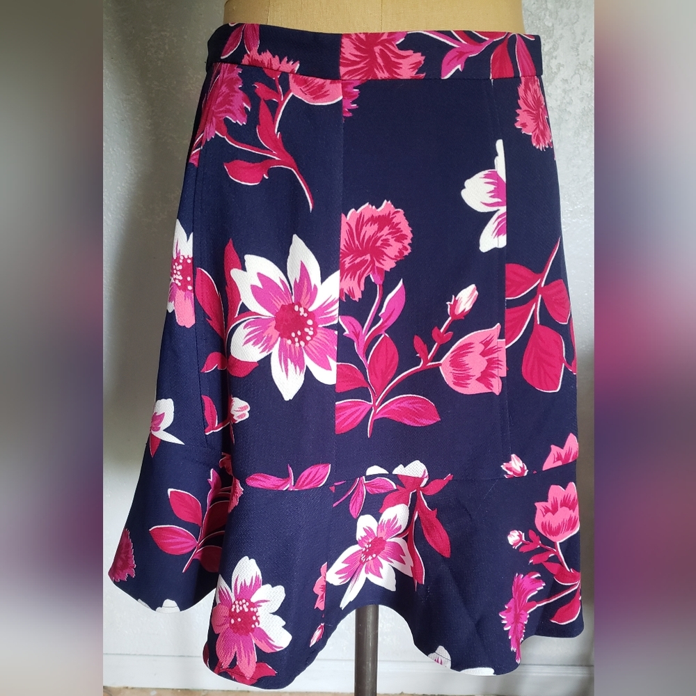 Draper James Floral Pink/Blue Mini skirt Size 4